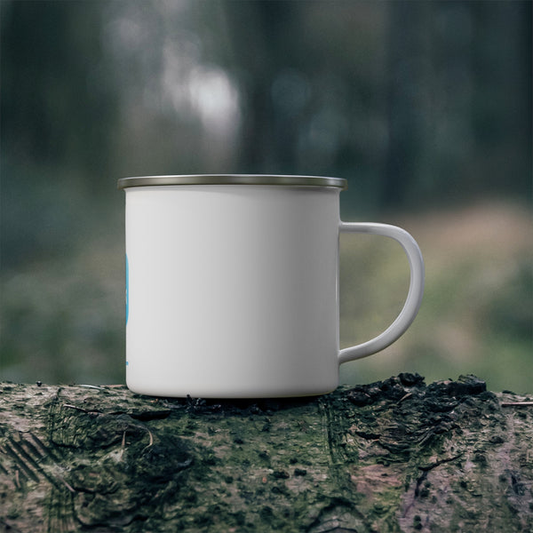 Classic Enamel Camping Mug by YouGuide Designs - Sturdy and Stylish for Any Adventure