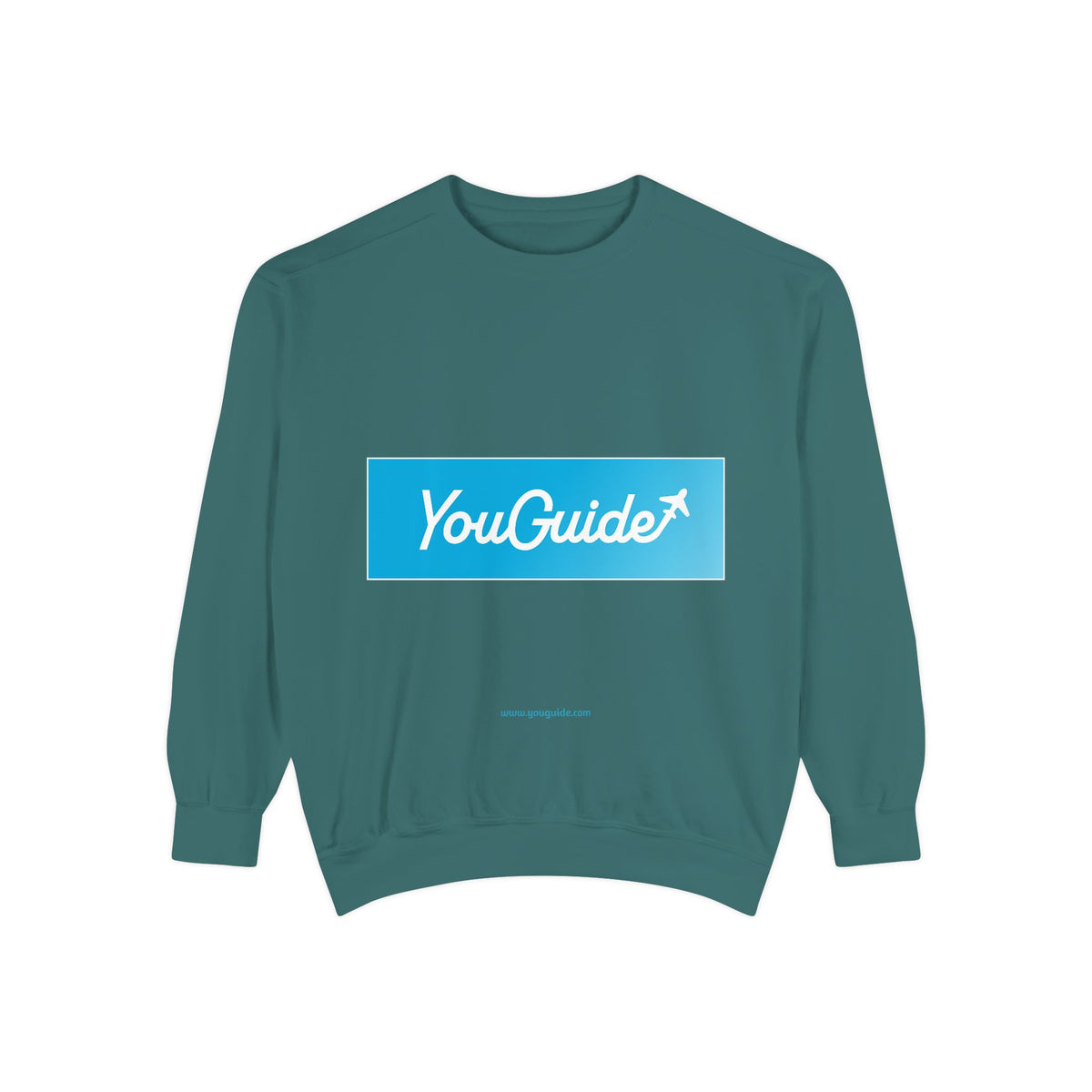 Unisex Garment-Dyed Sweatshirt by YouGuide Designs – Ultimate Casual Style