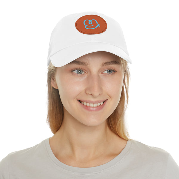 Elevate Your Look with YouGuide Designs Round Leather Patch Dad Hat